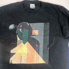 Star Wars T-shirt Mens Medium Black Darth Vader Graphic Port & Company Tee