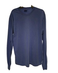 Comfort Colors Adult 100% USA Cotton Heavyweight RS Long Sleeve T-Shirt LG Blue