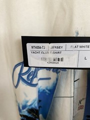 Represent Yacht Club Rare T-shirt Flat White Mens Size L Graphic Tee Genuine NEW