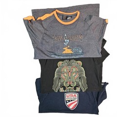 Lot Of 3 Small Medium Men T-shirts Various Brands Nike USA Cycling Bugle Boy VTG