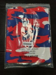 NEW Supreme S/S Pocket Tee T-Shirt Size X-Large Red Camo SS22KN25