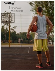 6 Pack Men’s Quick Dry Workout Tank Tops Breathable Gym Sleeveless Muscle Shi…