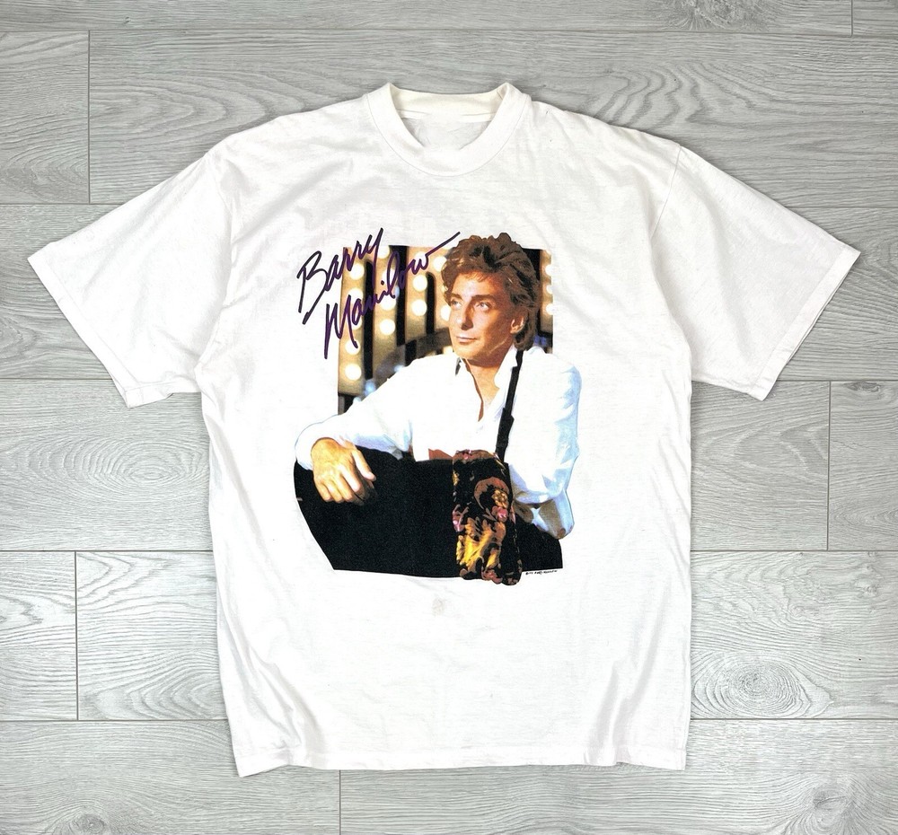 Vtg Barry Manilow Music Singer T-shirt S to 5XL SE295 FREE SHIPPING
