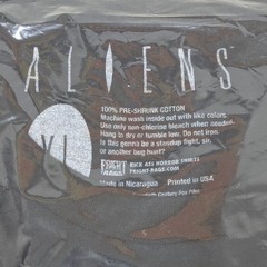 Fright Rags Aliens Xenomorph Silhouette T-Shirt Mens XL Factory Sealed Horror