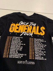 Kevin Gates Shirt Small Black Only The Generals Tour Merch BWA Breadwinner Assoc