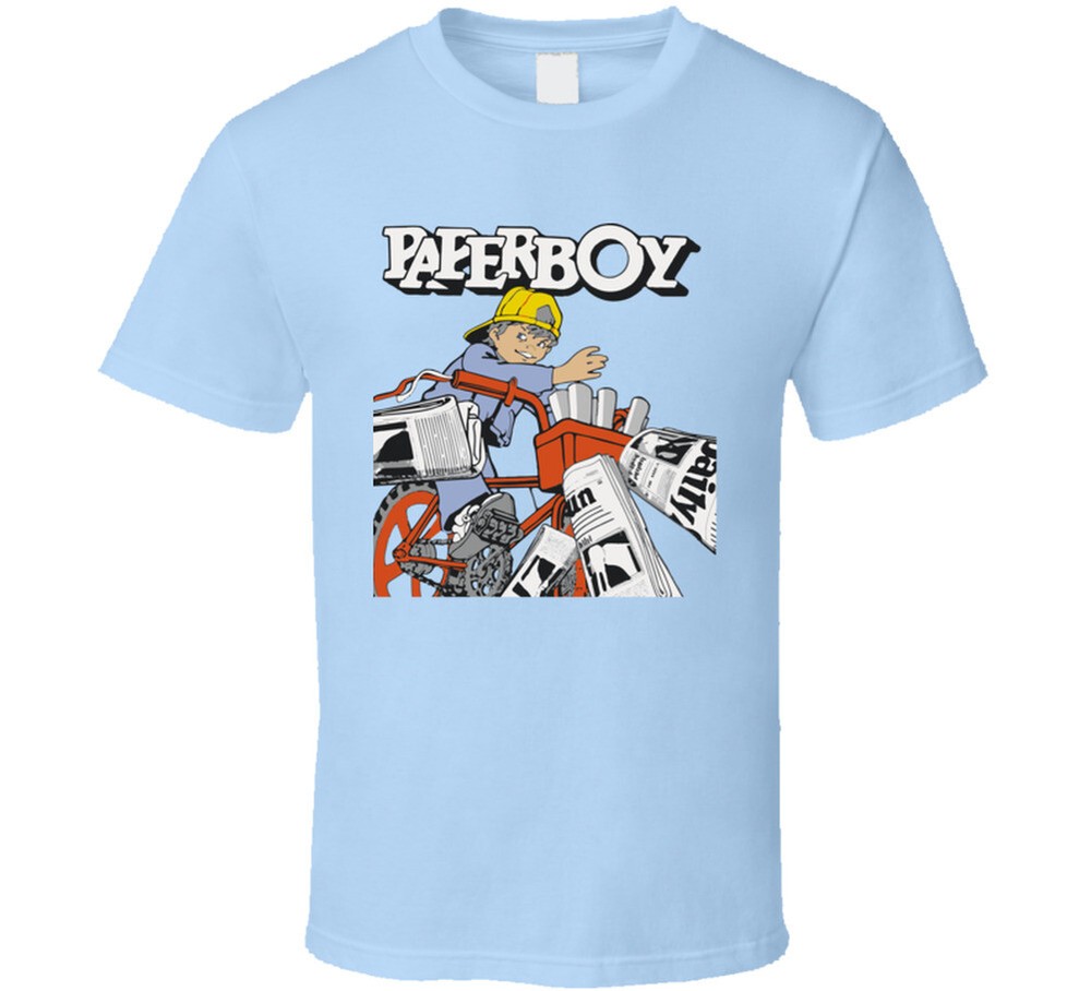Paperboy Nes Video Game Cover T Shirt
