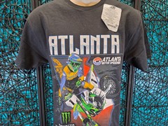 AMA SUPERCROSS T SHIRT MENS SZ. M BLACK 2021 ATLANTA MOTOR SPEEDWAY RACING NEW