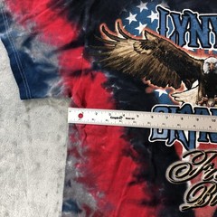 Lynyrd Skynyrd Shirt Mens Large Multicolor Free Bird Eagle Tie Dye Graphic Tee
