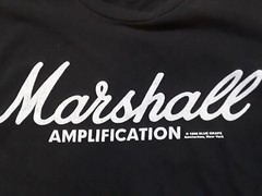 Vintage Marshall Amplification 1996 Blue Grape Black T-shirt Guitars