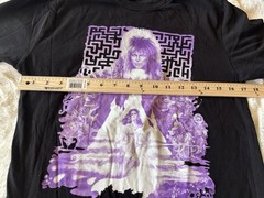 Labyrinth Jareth David Bowie Black Graphic T-Shirt Men’s M? Tag Missing Purple