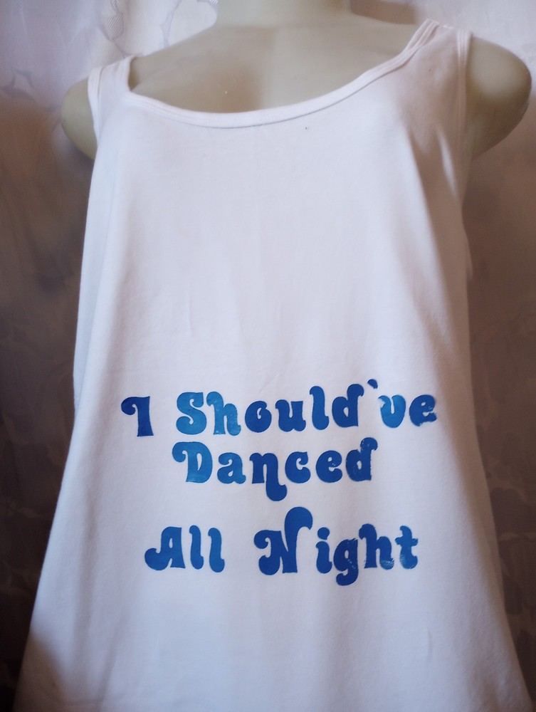 Maternity Women White Short Sleeveless T-shirt 👕