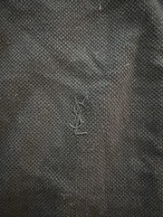 SAINT LAURENT – Cassandre Cotton Blend Sleveless Polo Size Small Men’s