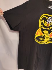 Bioworld Sony Cobra Kai Mens 2XL 50-52 Black Tshirt Short Sleeve