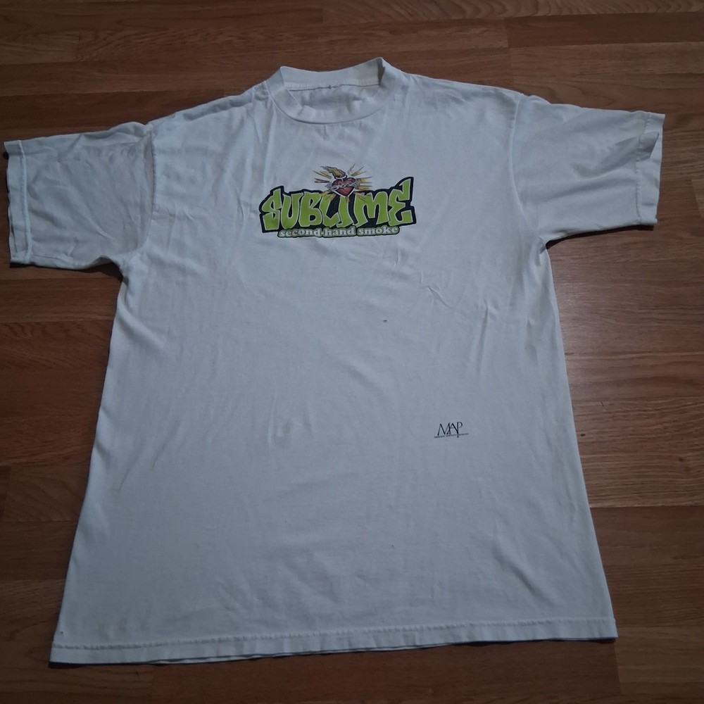 Vintage Sublime T Shirt No Tag Sz.XL White Color