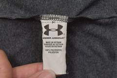 Under Armour Heatgear 1/4 Zip Pullover Shirt Men’s L Gray Loose Fit Long Sleeve
