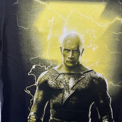 DC Comics Superhero Black Adam Graphic T-Shirt Rock WWE Adult Small