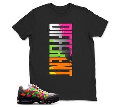 DIFFERENT Shirt to Match Air Max 95 Woven, BLACK/WHITE