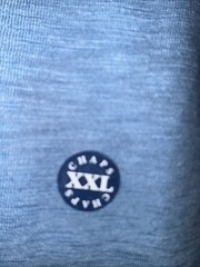 Chaps Henley Shirt Mens Long Sleeve Regular Fit Soft Feel T-Shirt XXL Blue New