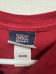 MV Sport Size M Red Dyersburg State T-Shirt