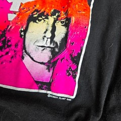 Vtg Robert Plant Manic Nirvana Tour Rock Band T Shirt Black Med Led Zeppelin
