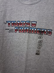Y2K 2007 The Transformers Movie Promo Spellout Graphic Long Sleve Shirt Gray XL