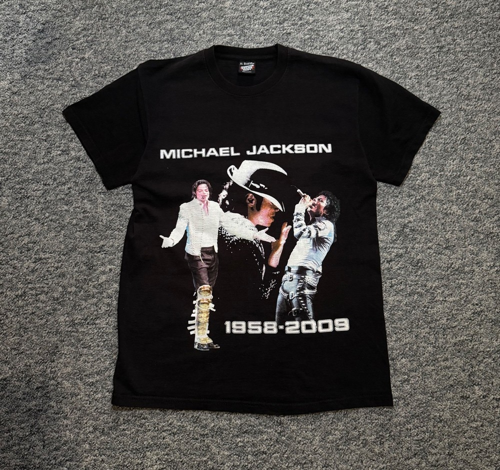 VTG Michael Jackson T Shirt Screen Stars Best Made In USA Memorial Tribute 2009