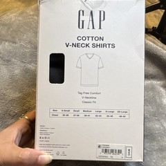 Gap Men’s 3-Pack Classic Fit V-Neck Cotton T-Shirts Black M Regular