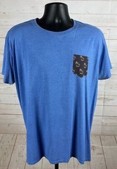 Malibu California Shirt Adult XL Blue Short Sleeve Souvenir Pre Owned