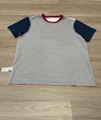 Gray J Crew Classic Colorblock Solid Short Sleeve T Shirt Men’s Size L