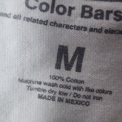 Color Bars Batman Harley Quinn T Shirt Men’s M White DC Comics Graphic Tee
