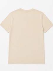 Tommy Hilfiger Men’s Beige Cotton Knit Solid Logo Crewneck Tee XXL