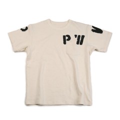 Bronson WW2 PW Pocket Tee Vintage Prison Style Short Sleeve T-Shirts Natural T