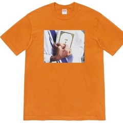 Supreme Bible Tee in Burnt Orange FW19 Deadstock/ religion pope hands jesus