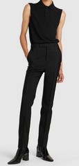 SAINT LAURENT – Cassandre Cotton Blend Sleveless Polo Size Small Men’s