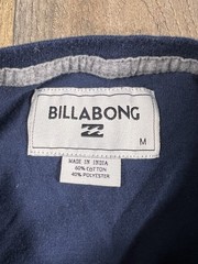 Billabong Spinner Short Sleeve Crew Shirt Men’s Medium Blue Striped Soft India