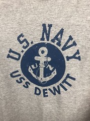 US Navy USS Dewitt Star Trek THE GREAT CHINA WALL T-Shirt – Men’s Small