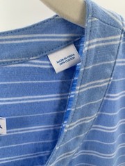Southern Tide Henley Shirt Men’ Blue Striped Long Sleeve Stretch Casual Prep XL