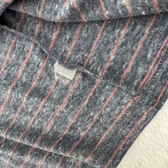 Levi’s Henley Shirt Men XL Blue Grey Striped Short Sleeve Marled Casual 3-Button