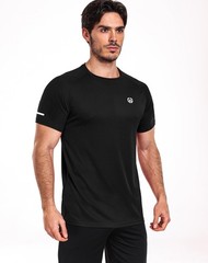 NELEUS Men’s 3 Pack Athletic Shirt Dry Fit Gym Workout Running Shirts Moistur…