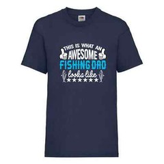 Fishing Awesome Fishing Dad Humour Novelty T Shirt Various Colours And Sizes