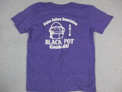 Solid Purple T-Shirt Men’s Cajun Culture White Logo No Tags Soft Material