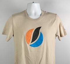 Golden Harvest Corn Seed Farming T Shirt Mens Medium Tan Cotton
