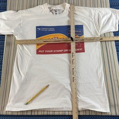 Vintage USPS March Of Dimes Shirt Mens XL White Promo WalkAmerica 99 1990s Y2K