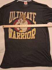 Ultimate Warrior WWE WWF Graphic T-Shirt Dark Gray Men’s Size L Large