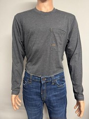 Ariat Rebar T-Shirt Mens Gray Long Sleeve Graphic Workwear Utra breathable