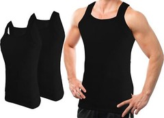 Medium Black Shirt Usa Classic Tight Fit Cotton Spandex Double Stitched