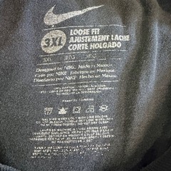 Vintage Nike T-Shirt Men 3XL Faded Black Loose Fit No Finish Line Graphic Tee