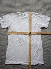 Gouge Away Shirt Mens Small White Deathwish Graphic Punk Hardcore Tee Tultex