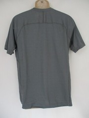 REI Co-op Lightweight Crew Tee T-Shirt Mens Large Striped Gray Quick Dry 879016