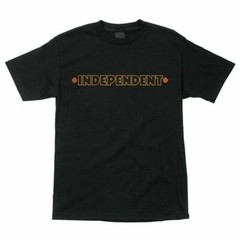 Independent Trucks BC PRIMARY Skateboard T Shirt BLACK w/RED